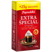 Káva ml. extra špeciál 250g+25g zdarma